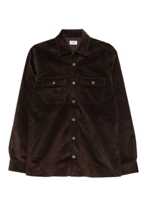 VELA SHOP corduroy overshirt - Brown