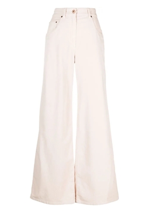 Brunello Cucinelli high-waist wide-leg jeans - Neutrals