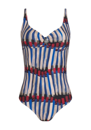 Lygia & Nanny striped printed swimsuit - Blue