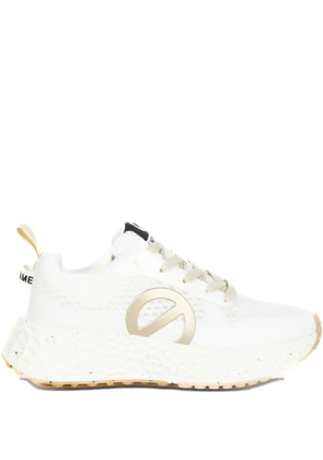 No Name Carter Fly logo low-top sneakers - White