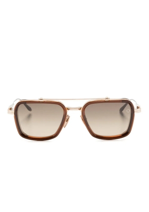 Akoni Solis square-frame sunglasses - Brown