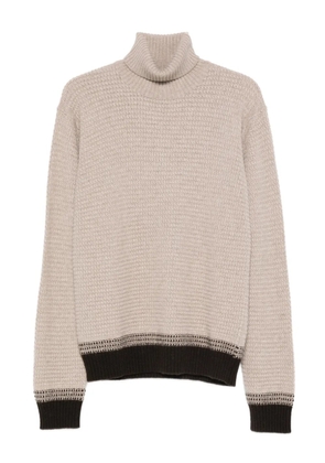 Zegna turtleneck sweater - Brown