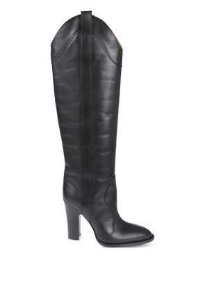 Paris Texas leather boots - Black