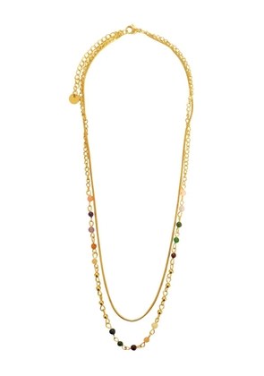 HZMER JEWELLERY beaded necklace - Gold