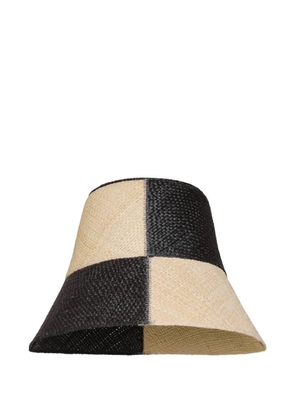 Johanna Ortiz Heaven And Earth straw hat - Black