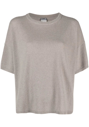 Kristensen Du Nord short-sleeve cashmere jumper - Grey