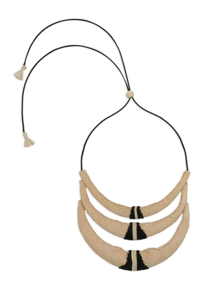 Johanna Ortiz Spiritual Harmony tassel necklace - Neutrals