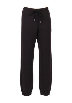Max Mara logo patch jersey trousers - Black