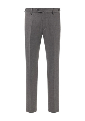 Boggi Milano stretch flannel tailored trousers - Grey