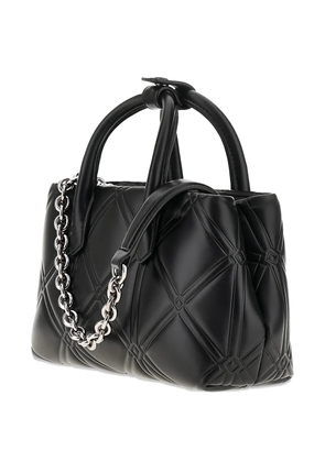 Emporio Armani mini quilted-design tote bag - Black