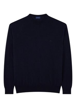 Paul & Shark shark fin embroidery crewneck sweater - Blue