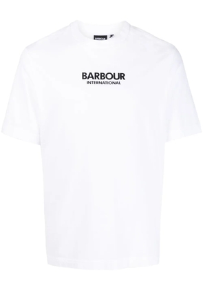 Barbour International logo printed T-shirt - White
