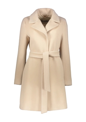 Herno long-sleeves belted coat - Neutrals