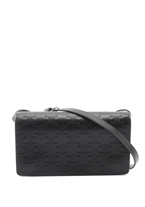 Celine Pre-Owned 2010s Triomphe crossbody bag - Black