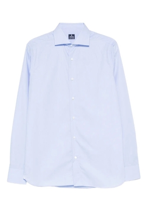 Truzzi checked-patterb shirt - Blue