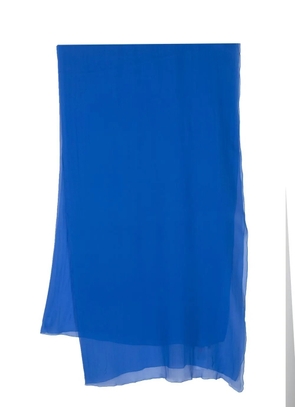 Alberta Ferretti lightweight long silk scarf - Blue