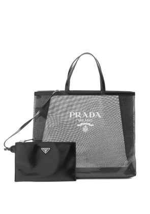 Prada Pre-Owned 2010s sequin leather tote bag - Black