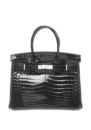 Hermès Pre-Owned 2009 Niloticus Birkin internal slip pocket handbag - Black