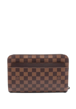 Louis Vuitton Pre-Owned 2003 Saint Louis Damier Ebène clutch bag - Brown