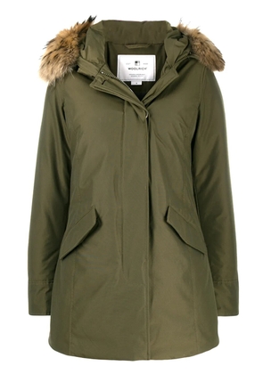 Woolrich padded hooded coat - Green
