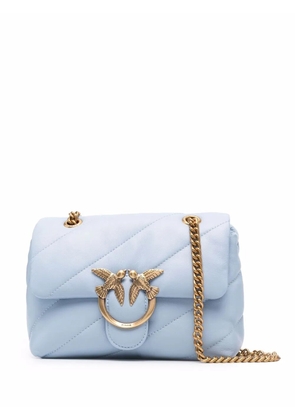 PINKO Love quilted crossbody bag - Blue