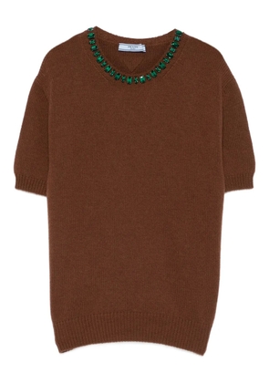 Prada short-sleeve top - Brown