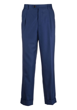 Brunello Cucinelli cropped tailored trousers - Blue