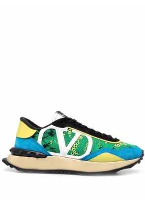 Valentino Garavani Rockrunner lace sneakers - Blue