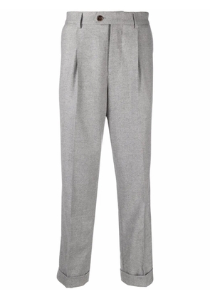 Brunello Cucinelli slim-cut tailored trousers - Grey