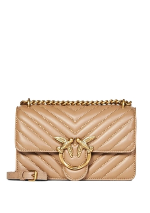 PINKO mini Love cross body bag - Neutrals