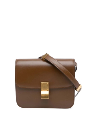 Celine Pre-Owned 2020 Teen Calfskin Classic Box crossbody bag - Brown