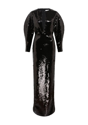 16Arlington Mitilla sequinned gown - Black
