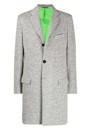 LC23 fitted single-breasted coat - Grey