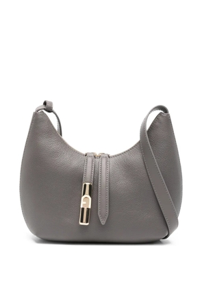 Furla Goccia logo-detail shoulder bag - Grey
