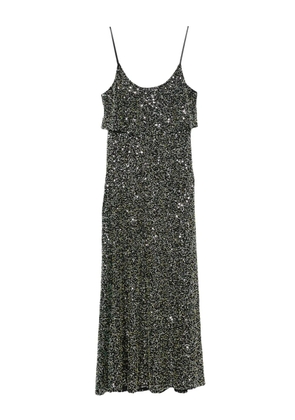 Rabanne sequin-layered midi dress - Black