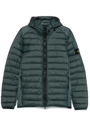Stone Island hooded puffer jacker - Green