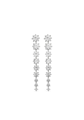 Jennifer Behr dégradé crystal earrings - Silver