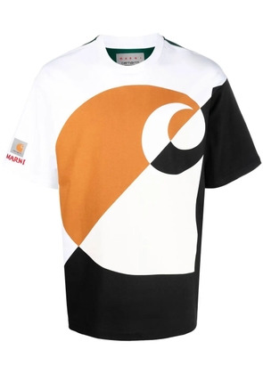 Marni x Carhartt WIP colour-block T-shirt - White
