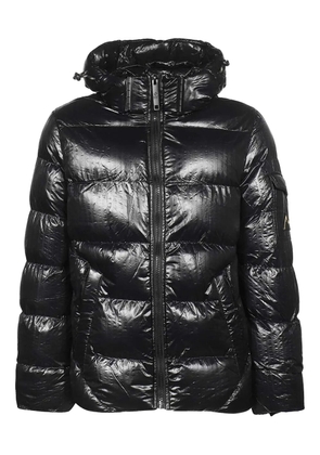 Point Zero hooded down jacket - Black
