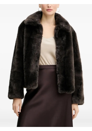 Silvian Heach faux-fur coat - Brown