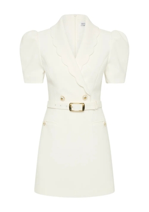 Rebecca Vallance Marina belted mini dress - White