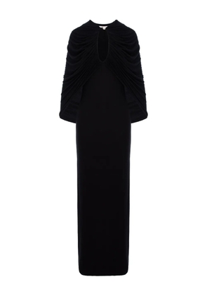 MANURÍ Kokon draped-detail dress - Black