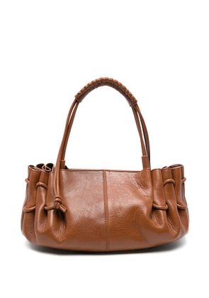 Hereu Arta gathered shoulder bag - Brown