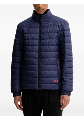 HUGO zip-fastening quilted jacket - Blue