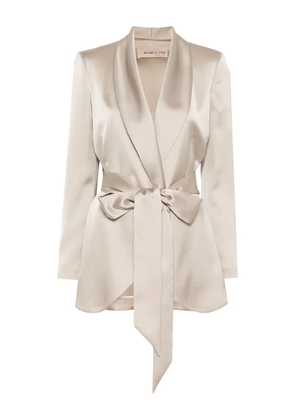 Blanca Vita Grea blazer - Neutrals
