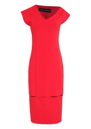 Gloria Coelho cut-out midi dress - Red