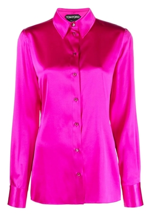 TOM FORD long-sleeve button-down shirt - Pink