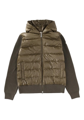 Moncler hooded zip jacket - Green