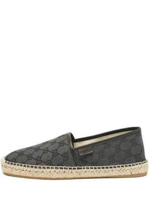 Gucci Pre-Owned leather espadrilles - Black