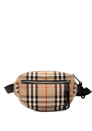 Burberry Pre-Owned 2000-2017 House Check Canvas Cannon belt bag - Brown
